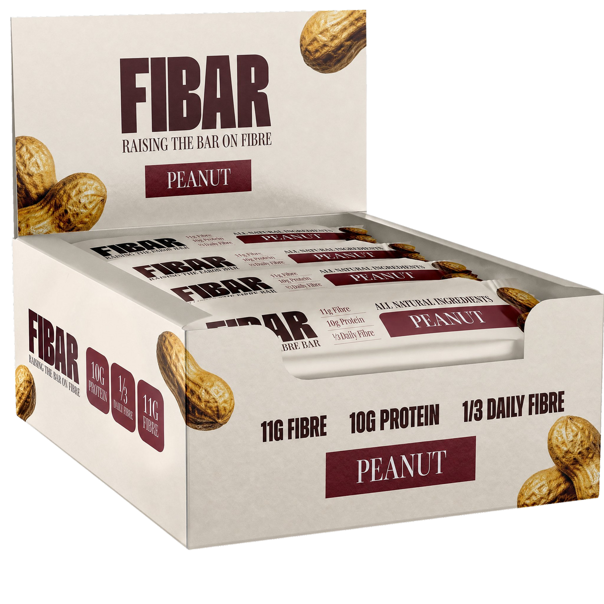 Peanut Butter FIBAR — 12-pack