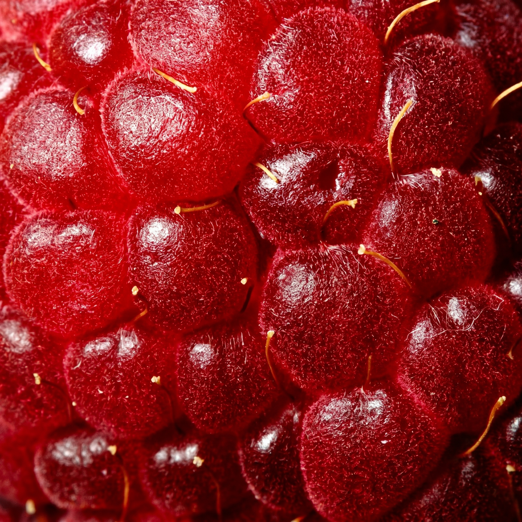 Freeze-dried raspberries